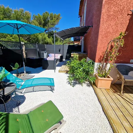 L'Instant Mer - Bord De Mer - Studio Avec Grand Jardin A La Capte Hyeres Exterior photo
