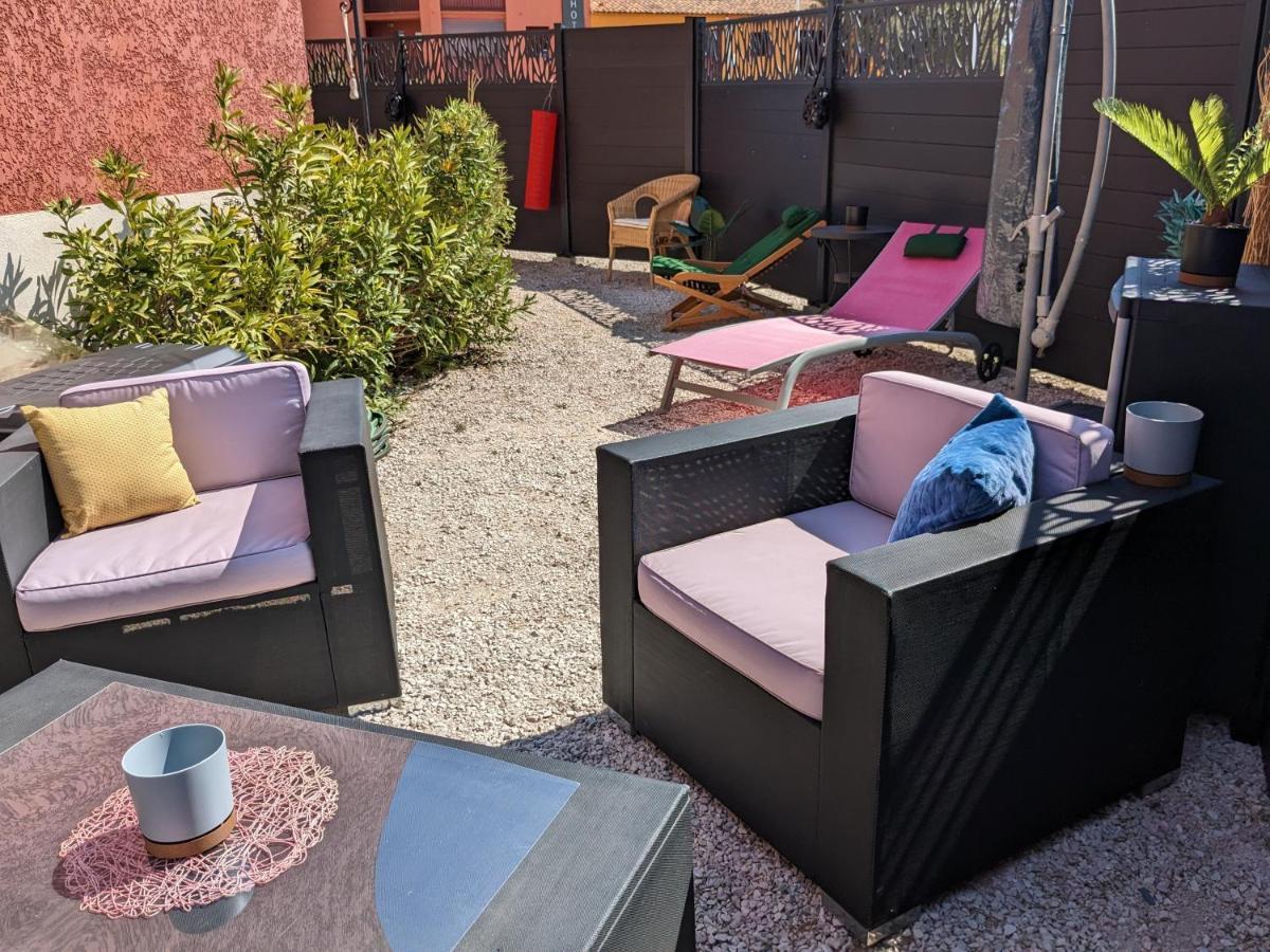 L'instant - Bord De - Avec Grand Jardin A La Capte Hyères